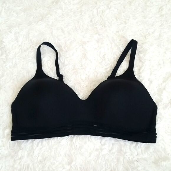 Ambrielle Black Bra Sz Large - Picture 1 of 7